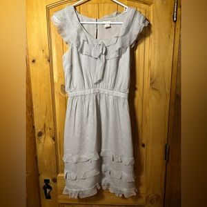 J. Crew White Ruffle Kids Dress